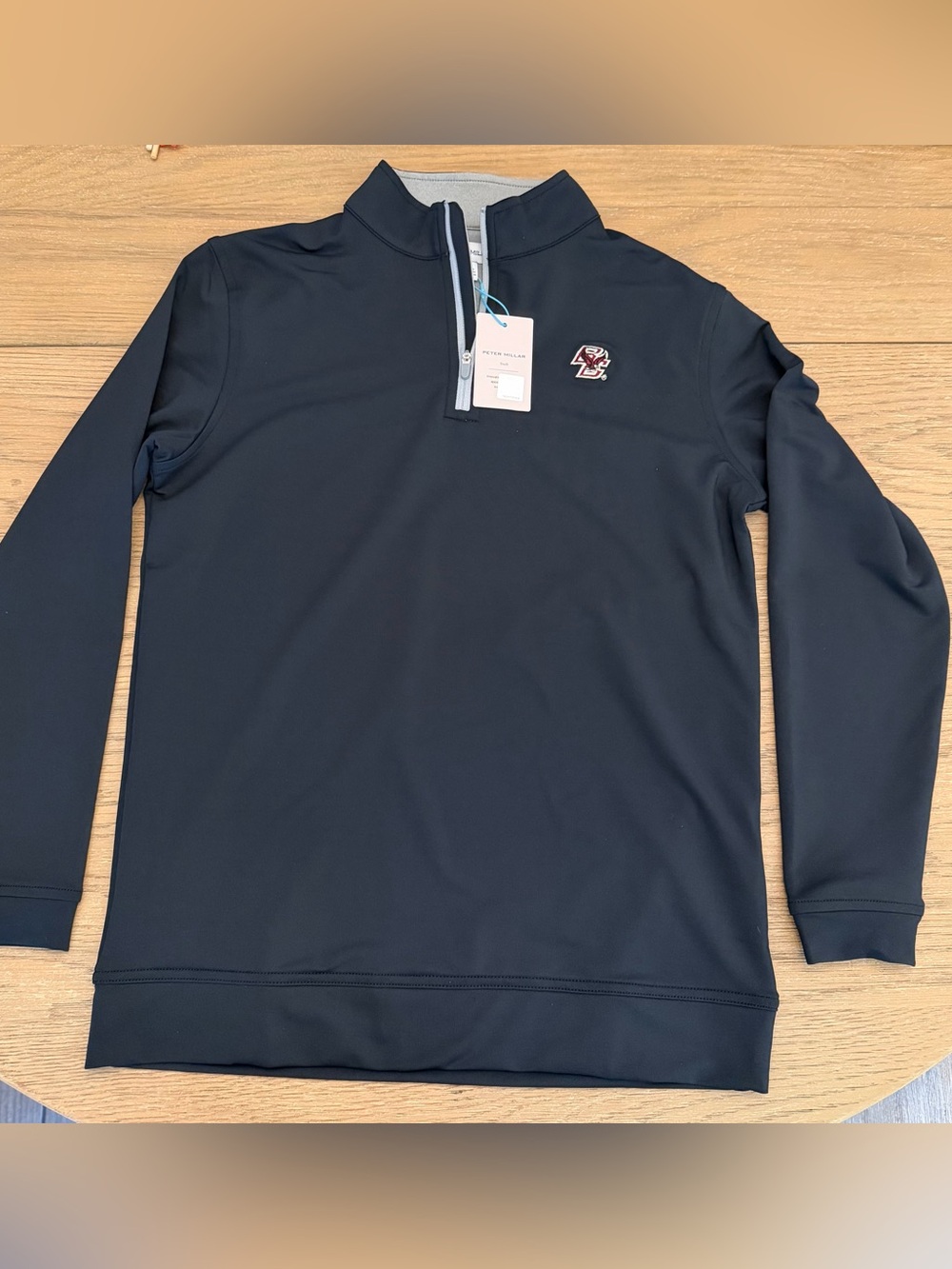 Peter Millar Youth Black Quarter-Zip Pullover
